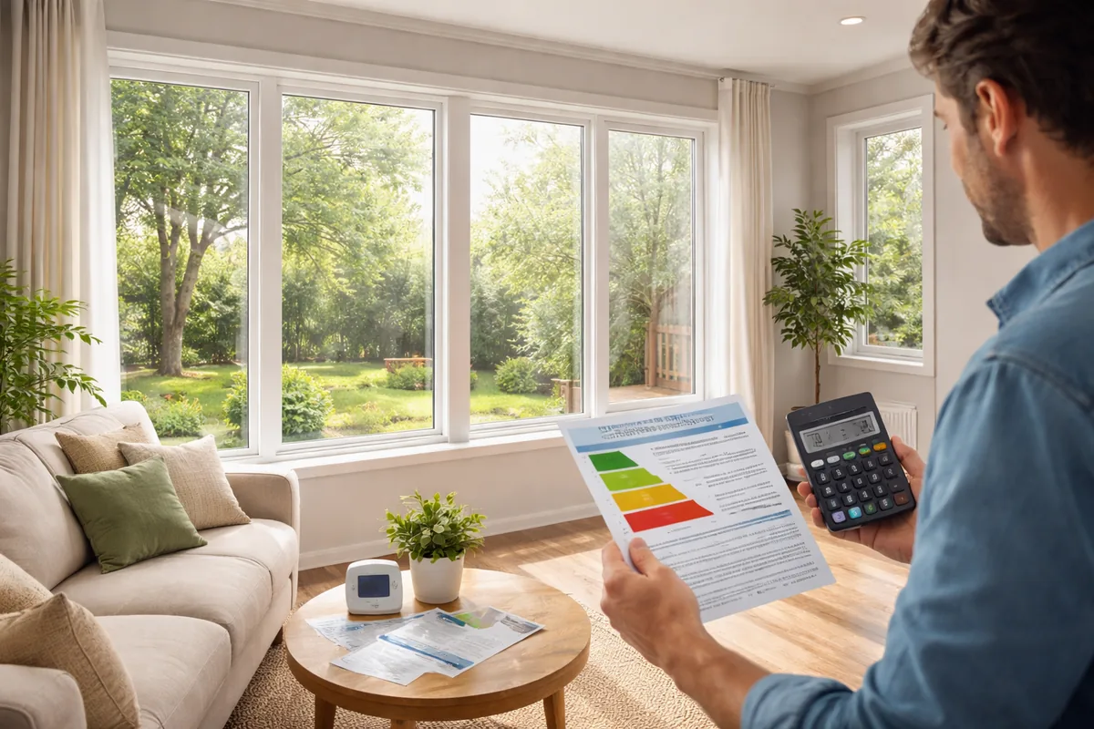 How to calculate energy savings from installing new windows